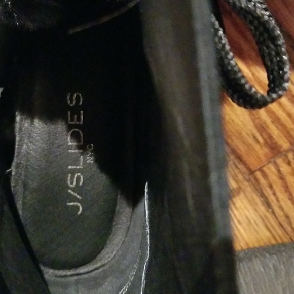J/Slides NYC leather and faux fur boots - Picture 8 of 11